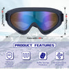 Dizywiee 2-Pack Kids Ski Goggles, Snowboard Goggles for Adult Youth Teens Boys & Girls, Winter Snow Sports Goggles
