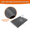 MEEXPAWS Dog Grass Pee Pads for Dogs with Tray, Extra Small 17 x 13inch for Puppy Less Than 6 lbs, 2 Dog Artificial Grass Pads for Replacement, Indoor Dog Potties