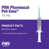 PRN Pharmacal PetEma - Disposable Single Use Enema for Dogs & Cats - Rectally Administered Gel Containing Lubricant, Laxative & Stool Softener - with Glycerin & Sorbic Acid - 12 mL Syringe - 3 Pack