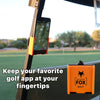 Phone Caddy Funny Quotes - The Funniest Phone Holder Built specifically for Golf - Fits All Popular Smart Phones (Work)