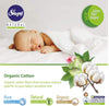 SOHO Sleepy Natural Baby Diapers, Size 3, 34 Count, Made from Organic Cotton and Bamboo Extract, Ultimate Comfort and Dryness, Disposable Diapers Snuggle Diaper