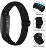 3-Pack Elastic Nylon Bands Compatible with Fitbit Inspire 3/Inspire 2/Inspire HR/Inspire/Ace 3/Ace 2, Breathable Adjustable Replacement Stretchy Nylon Loop Wristband Sport Strap for Women Men, 303