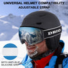 DBIO Ski Goggles Magnetic Lens - Frameless, UV Protection Anti fog OTG Snow/Snowboard Goggles for Men Women Adult Youth