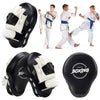Valleycomfy Boxing Curved Focus Punching Mitts- Leatherette Training Hand Pads,Ideal for Karate, Muay Thai Kick, Sparring, Dojo, Martial Arts