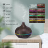 Aromatherapy Essential Oils Set with Ultrasonic Essential Oil Diffuser, 550ML Aroma Humidifier for Essential Oil Large Room Aroma Diffuser Set, Bedroom Vaporizers Cool Mist Humidifier for Oils Home