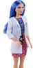 Barbie Scientist Fashion Doll with Blue Hair, Lab Coat & Flats, Microscope Accessory
