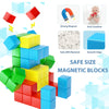 Magnetic Blocks for Toddler Toys, STEM Preschool Learning Sensory Montessori Outdoor Travel Building Christmas Toys Gifts for 3 4 5 6 Year Old Kids Boys Girls