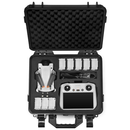 Lekufee Waterproof Hard Carrying Case Compatible with DJI Mini 4 Pro/DJI Mini 3 Pro/DJI Mini 3 Drone/DJI RC 2/DJI RC/RC-N2/N1 Remote and Accessories(Case Only)