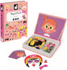 Janod MagnetiBook 66 pc Magnetic Girl Crazy Face Dress Up Game - Ages 3+ J02717