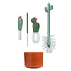 Boon Cacti Bottle Cleaning Brush Set, Terracotta , 4 Piece Set