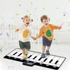 M SANMERSEN Piano Mat, Kids Musical Mat Floor Piano Keyboard Mat with 8 Instruments Sounds Music Dance Touch Play Mat, Early Educational Toys Birthday Gifts for 1 2 3 4 5 Year Old Boys Girls