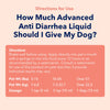 Vets Preferred Anti Diarrhea Liquid for Dogs - Diarrhea & Gas Relief with Pectin and Kaolin (8 oz.) | Once Every 12 Hours