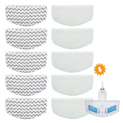 Bonus Life Steam Mop Pads for Bissell PowerFresh 1940 1806 Replacement Parts, 10 Pack