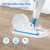 Steam Mop Replacement Pads Compatible with Bissell Powerfresh Mop Pads for Bissell 1940 1806 1544 1440 2075 2685 2814 Series Mops Resuable Floor Steamer Mop Pad Refills for Dry & Wet Cleaning, 4 Pack