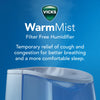 Vicks Warm Mist Humidifier, Small to Medium Rooms, 1 Gallon Tank - Vaporizer and Warm Mist Humidifier for Baby and Kids Rooms, Bedrooms and More
