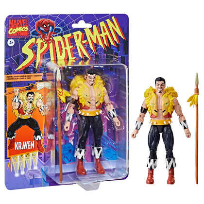 Hasbro Figure Kraven Spiderman Marvel Comics 15cm