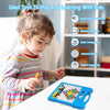 QIFUN Magnetic Drawing Board for Toddlers 1-3, Magnetic Toys with Magnetic Beads Pen Kids Toys, Kids Travel Toys Toddler Toys Age 2-4 Stocking Stuffers for Kids(Blue)