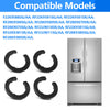 Alocs DA99-04158A Hinge Shim Refrigerator Door Height Adjustment Kits, for Samsung 3282540, DA60-00314C, PS6448337 AP5668209 Refrigerator Door Shims Replacement Parts, 4 Pieces of Different Thickness