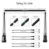 Breaking Limits Multifunctional Pilates Bar Kit - Adjustable Exercise Bar with 6 Resistance Bands for Working Out - Full Body Workout Equipment for Home Gym - Pilates Stretch Fusion Bar