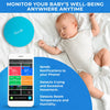 DreamBe-1 by OnSky Contactless Smart Baby Breathing Monitor, Realtime Heart Rate and Sleep Tracker-Monitor Baby Anywhere, Anytime -WiFi, Motion and Crying Notifications, Room Temp (Blue)