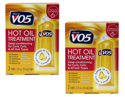Vo5 Hot Oil Therapy Treatment 2 Count 0.5 Ounce (14ml) (2 Pack)