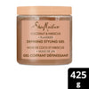 SheaMoisture Defining Styling Gel For Thick, Curly Hair Coconut and Hibiscus Paraben-Free Frizz Control Styling Gel 15 oz