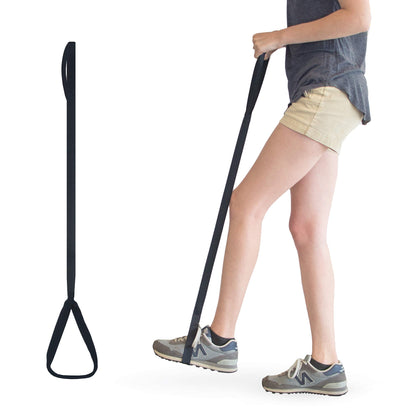 RMS 35 Inch Long Leg Lifter - Durable & Rigid Hand Strap & Foot Loop - Ideal Mobility Tool for Wheelchair, Hip & Knee Replacement Surgery