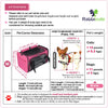RABBICUTE Pet Dog Cat Carrier Bag for Medium Small Dog Cat with Washable Cozy Bed Locking Safety Zipper Shoulder Strap Airline Approved Pet Carrier Portable Collapsible Puppy Carrier Escape Proof