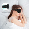 WAOAW Sleep Mask for Women Men, Eye Mask Sleeping of 3D Light Blocking Blindfold (Black)