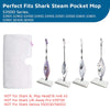 Flammi Steam Pocket Mop Replacement Pads for Shark S3500 Series S3501 S3601 S3550 S3901 SE450 S3801CO S3601D S2901 S2902 Steam Pocket Mop, 4 Pack