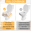 Oudain 50 Pcs Extra Large Disposable Toilet Seat Covers Portable Waterproof Toddler Toilet Covers, Individually Wrapped, Ideal for Kids and Adults, Potty Training in Restrooms (Truck)
