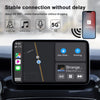 Wireless CarPlay Adapter,Wireless Carplay usb Dongle,Plug & Play 5GHz WiFi Online Update,Low Latency,Easy to Install,Support Newest iOS 16