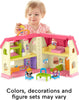 Fisher-Price Little People Toddler Playhouse Surprise & Sounds Home Musical Playset with Figures & Accessories for Ages 1+ Years (Amazon Exclusive)