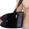 NeoTech Care Adjustable Back Brace Lumbar Support Belt with Suspenders, Black, Size M