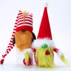 BWFY Christmas Gnomes Decorations 2-Pack Handmade Swedish Tomte Plush Gnomes Scandinavian Santa Elf Christmas Table Tiered Tray Ornament Nordic Nisse Gnome Festive Christmas Decor Gifts