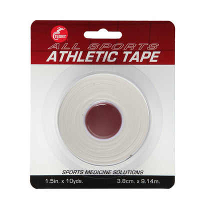 Cramer Team Color Athletic Tape, Easy Tear for Ankle, Wrist, & Injury Taping, Protect & Prevent Injuries, Promote Healing, Training Supplies, 1.5