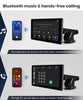 Podofo Wireless Apple CarPlay Car Stereo, Portable CarPlay Radio with 7
