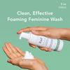 Rael Feminine Wash, Foaming Cleansing Wash - pH Balance Intimate Wash Women, Unscented, Sensitive Skin, All Skin Types, Vegan, Cruelty Free (5oz, 2 Pack)