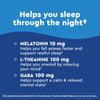 Nature Made Wellblends Sleep Longer, Melatonin 10mg, L theanine 100 mg, and GABA 100mg, Sleep Supplement, 35 Tri-Layer Tablets