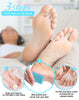 Maryton Disposable Foot Scrubber Pumice Pads, Pedicure Pumice Stone Dead Skin Callus Remover for Feet, 40Pcs (Blue Medium Coarse)