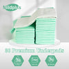 MILDPLUS Bed Pads with Adhesive Strips 30'' X 36'' Disposable Underpads Extra Large Thicker Incontinence Pads for Unisex Adult, Senior, Kids and Pet (30 Count)