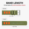 Nylon Quick Release Watch Band 20mm 22mm - Rugged Military Watch Bands for Women Men Soft Sport Watch Strap Replacement (22mm, Army Green)