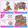HUADADA Jigsaw Puzzles for Adults 1000 Piece Jigsaw Puzzles for Adults Challenging Game ?Little People's World Party?