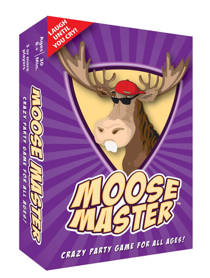 Moose Master - Laugh Until You Cry or Pee Your Pants Fun - Your Cheeks Will Hurt from Smiling and Laughing so Hard - People Looking for A Hilarious Night in a Box