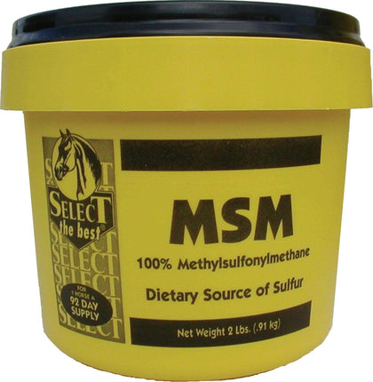 Select The Best Msm Powder Joint Support for Horses, 2 Pound Container