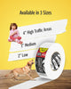 Professional Rug Tape - 2 Inch by 40 Yards (120 Feet! - 2X More!) - Double Sided Non-Slip Carpet Tape - Premium White Finish - Perfect Gripper for Holding Indoor Rugs in Place