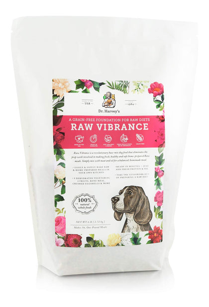 Dr. Harvey's Raw Vibrance Grain Free Dehydrated Foundation for Raw Diet Dog Food (6 Pounds)