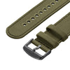 Archer Watch Straps - Canvas Watch Bands for Apple Watch (Faded Olive, Gray, 42/44/45/49mm)