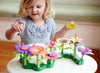 Green Toys Build-a-Bouquet, 4C - 44 Piece Pretend Play, Motor Skills, Building and Stacking Kids Toy Set. No BPA, phthatates, PVC. Dishwasher Safe, Recycled Plastic, Made in USA.
