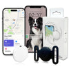 GPS Tracker for Dogs, Mini GPS Cat Tracker, IPX8 Waterproof GPS Tracker for Cats with Holder, No Monthly Fee, Work with Apple Find My(iOS Only), Smart Tracker for Dogs Finder Tracker Pets